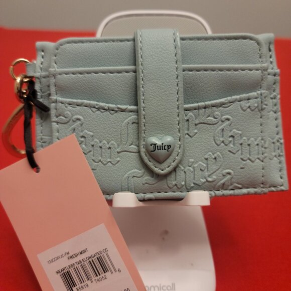 Juicy Couture Heartless Tab Elongated Card Case - Picture 17 of 17